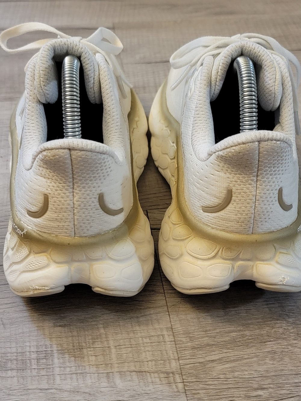 New Balance Women's Cream Running Sneakers - Picture 4 of 8